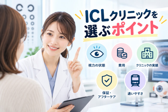 ICLクリニックを選ぶポイント