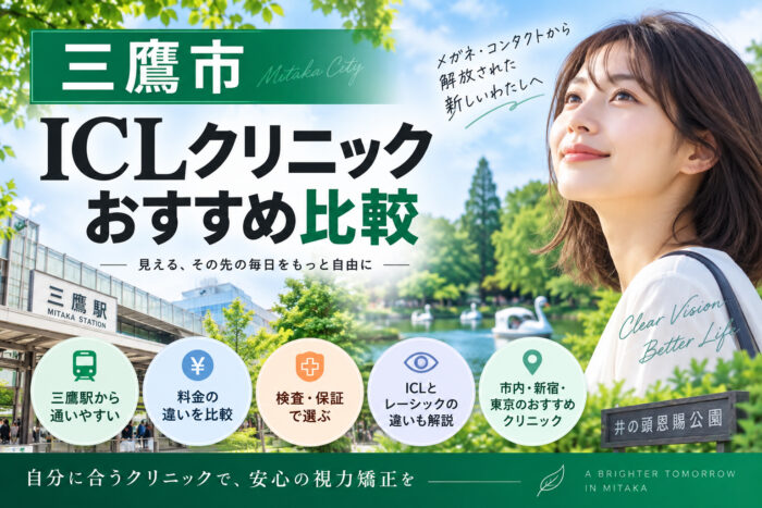 三鷹市おすすめICLクリニック