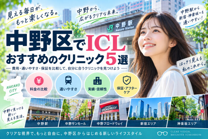 中野区ICLおすすめクリニック