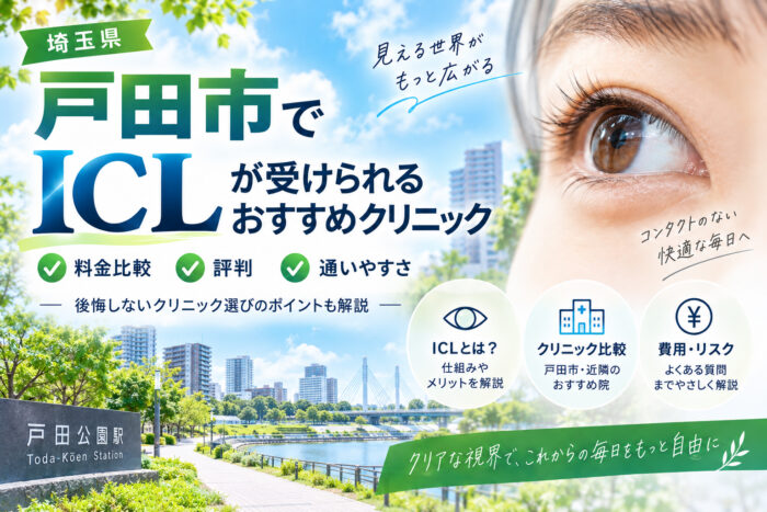 戸田市おすすめICLクリニック