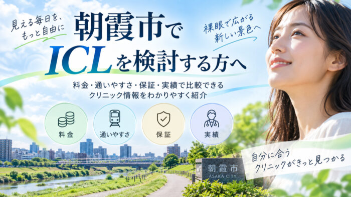 朝霞市おすすめICLクリニック